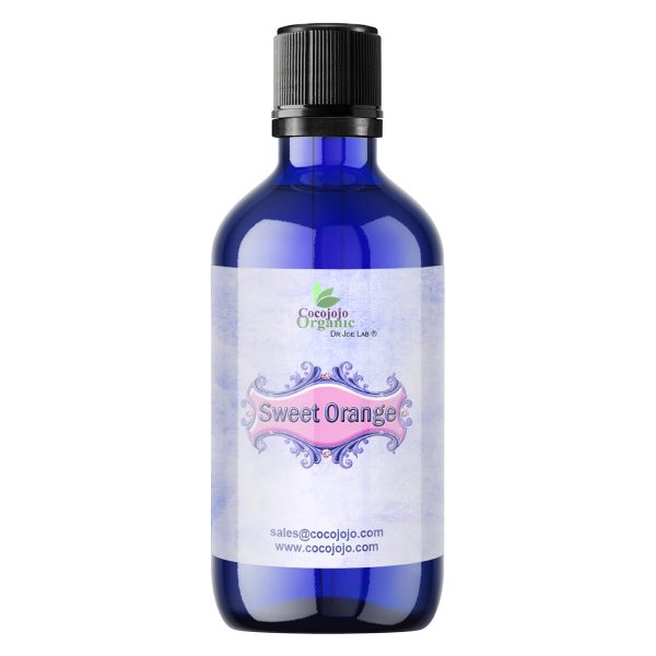 Sweet Orange Essential Oil - 4 OZ - Cobalt Blue Bottle