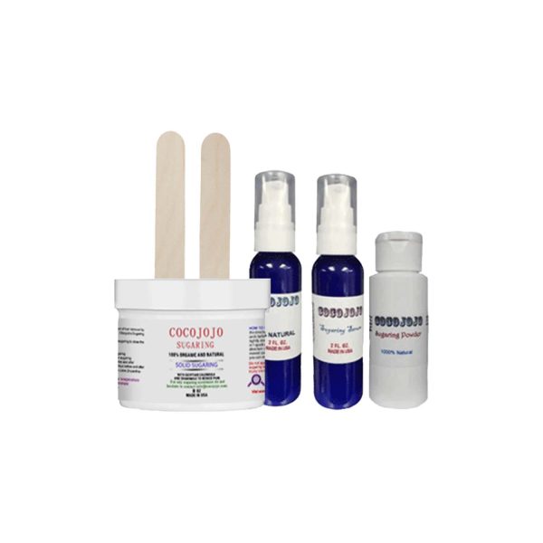 8 OZ Solid Sugaring Wax Beginners Hair Removal Kit