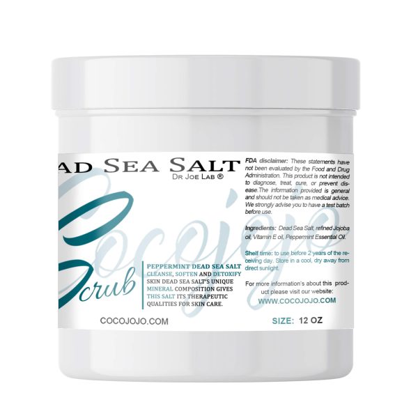 Dead Sea Salt Scrub - Peppermint - Image 2