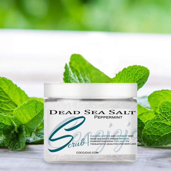 Peppermint Dead Sea Salt Scrub