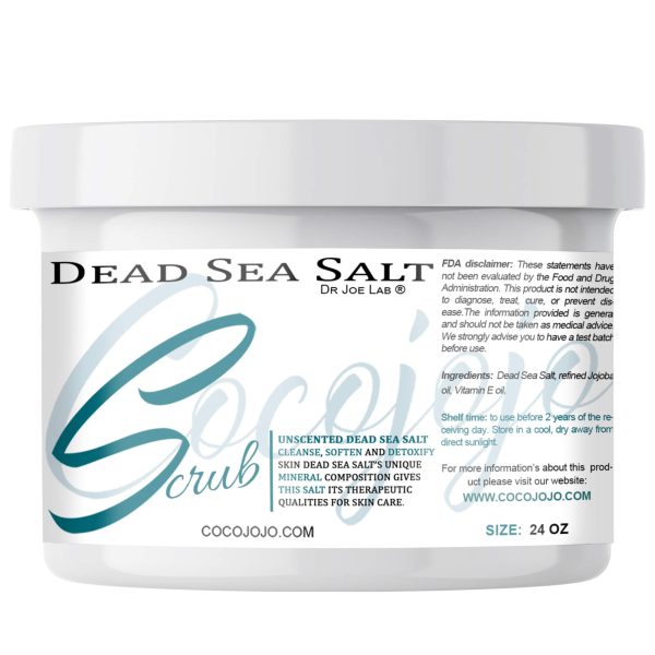 Dead Sea Salt Scrub - Unscented - Image 2