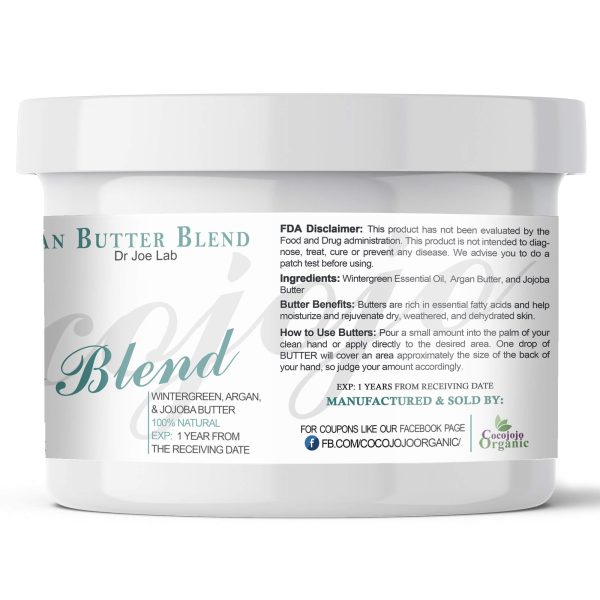 Wintergreen & Argan Jojoba Butter Blend - 32 oz