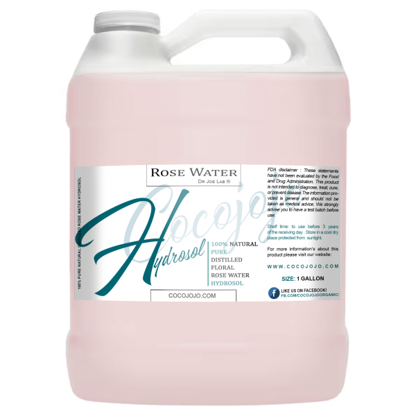 Rose Water Hydrosol - 1 Gallon