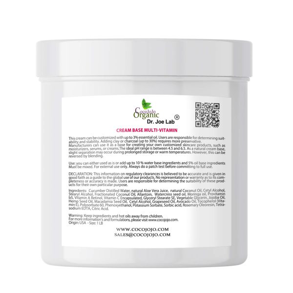 Cream Base Multi Vitamins Concentrated