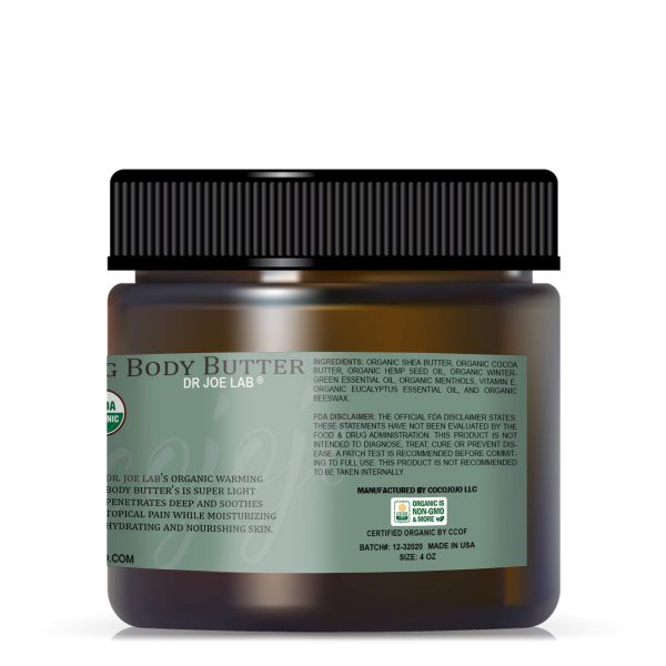 Organic Warming Body Butter - USDA Certified Organic - Image 3