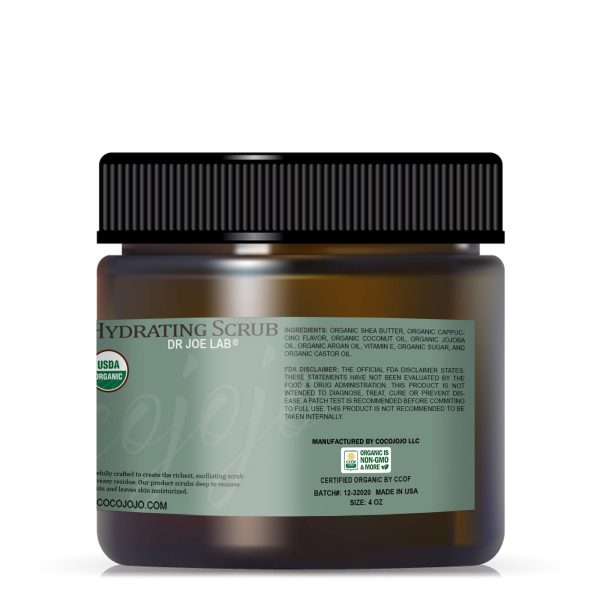 Hydrating Coffee Scrub - USDA Certified Organic - 4 oz - Image 3