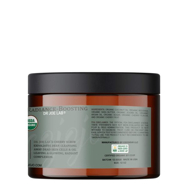 Radiance Boosting Cherry Exfoliator Scrub - USDA Certified Organic - Image 6