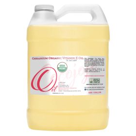 Natural Organic Vitamin E Oil Geranium Blend 1 Gallon