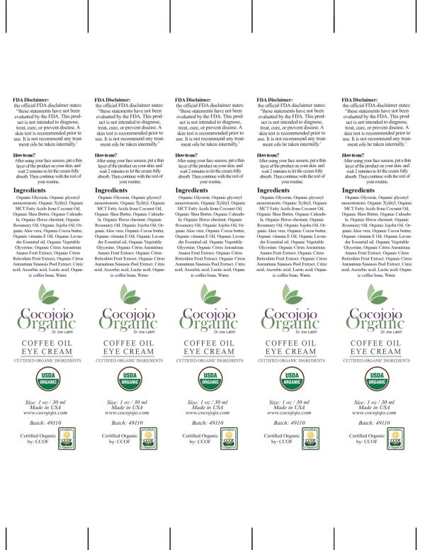 USDA Coffee Oil Eye Cream