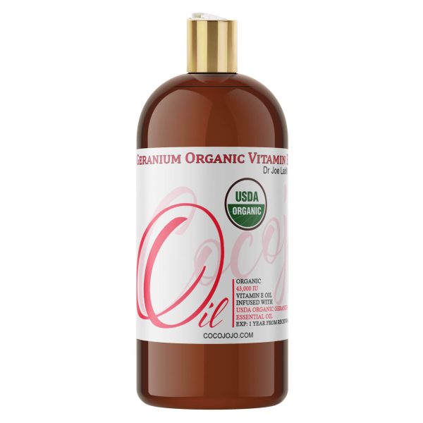 Vitamin E Oil and Geranium Essential Oil Blend, USDA Certified Organic - Image 9