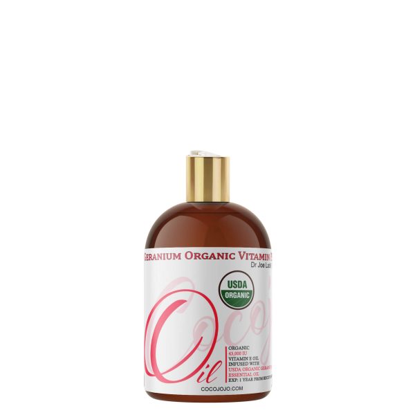 Vitamin E Oil and Geranium Essential Oil Blend, USDA Certified Organic - Image 3