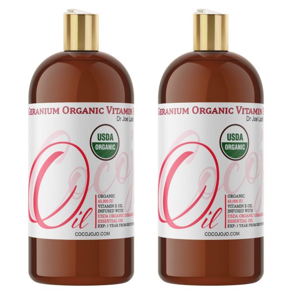 Vitamin E Oil and Geranium Essential Oil Blend, USDA Certified Organic - Image 11