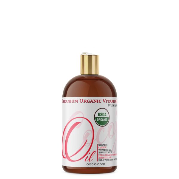 Vitamin E Oil and Geranium Essential Oil Blend, USDA Certified Organic - Image 5