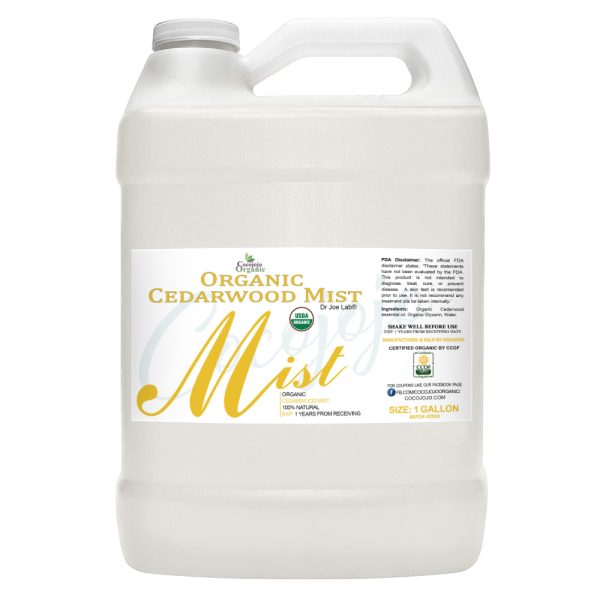 USDA Organic Cedarwood Mist 1 Gallon