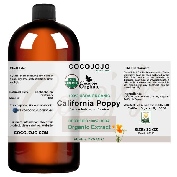 California Poppy Extract – USDA Organic - Image 5