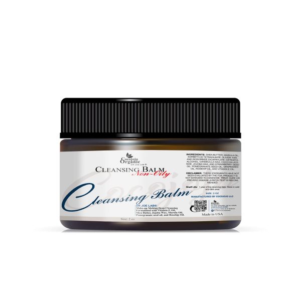 Cleansing Balm Non Oily 2 OZ Brown Glass Jar
