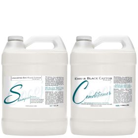 Emu Black Castor Shampoo and Conditioner