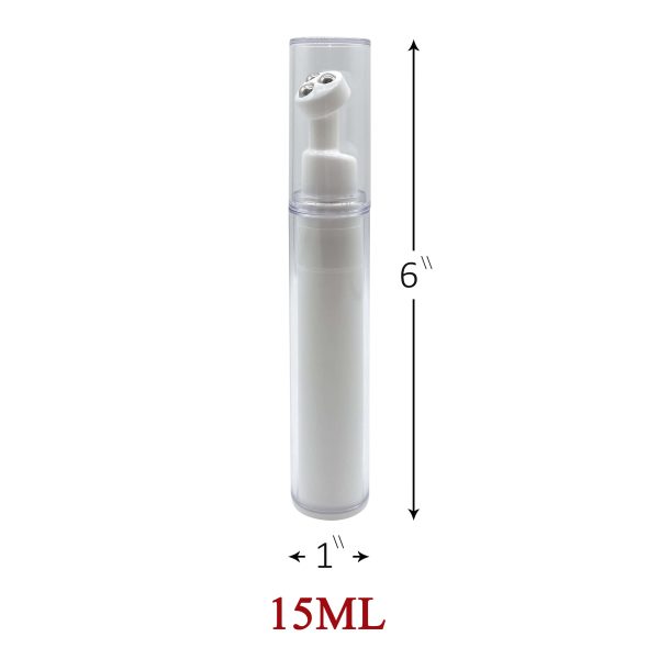 Airless 3 Roller Balls Applicator Bottle