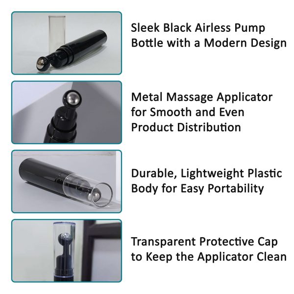 Airless 1 Roller Balls Applicator Bottle