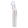 White Plastic Foam Bottle with Silicone Brush